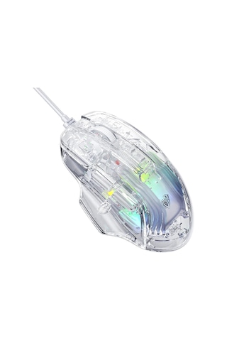 Aula S80 7200 DPI 7 Tuşlu RGB Şeffaf Optik Oyuncu Mouse
