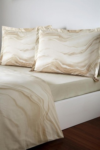 Özdilek Opal Waves Çift Kişilik Nevresim Takımı Krem 200x220 Cm%100 Pamuk, 3109 Çok Renkli