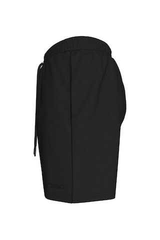 Calvin Klein Erkek Orta Boy Bel Kemeri İpli Ayarlanabilir Siyah Yüzme Şortu-13593 Siyah