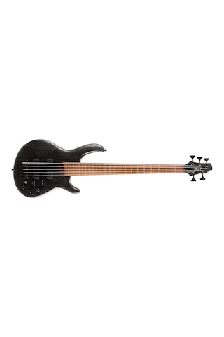 Cort B5 Element Optb Bass Gitar, 5 Telli, Open Pore Trans Black