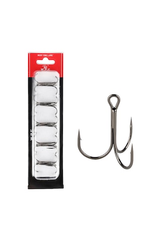 Reedark Yüksek Karbon Çelik İki Uçlu İğne, Balıkçılar İçin Gerekli Olta Takımı, Karp Balığı İçin Uygun, 3/0 Numara, 10 Adet/kutu