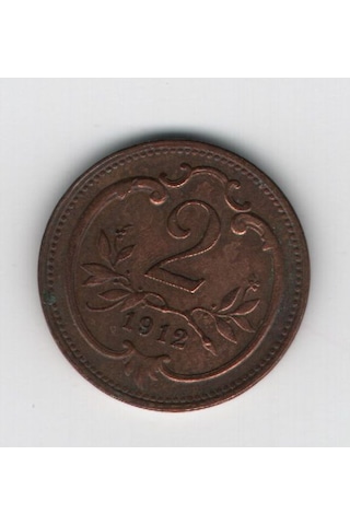 Avusturya Macaristan 2 Heller 1912 Mp2082