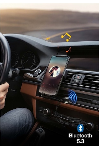 Concord Bt-17 Kablosuz Aux Bluetooth 5.3 Araç Kiti Telefon Müzik Dinleme Tak Çalıştır