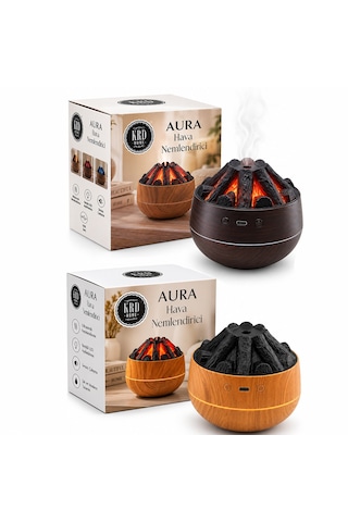 Aura Şömine Hava Nemlendirici Buhar Makine - Koku Giderici 8778 4915