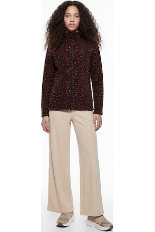 Discovery Expedition D5wl-swt3303 Kahve Bej Kadın Dik Yaka Örme Polar Sweatshirt Kahve - Bej
