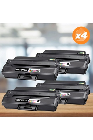 Samsung Mlt-d103l Uyumlu Toner- 4'lü Paket / Ml2950 / Ml2955 / Scx-4726 / Scx-4729 / Ml2951