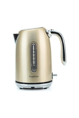 Gem Metallic 1.7 Litre Su Isıtıcısı 2200 W, Paslanmaz Çelik Gövde Gold
