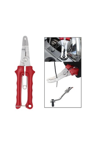 Homyl Panel Klipsi Pense Modifikasyon Aleti Araç Rv Kırmızı 19.5cm