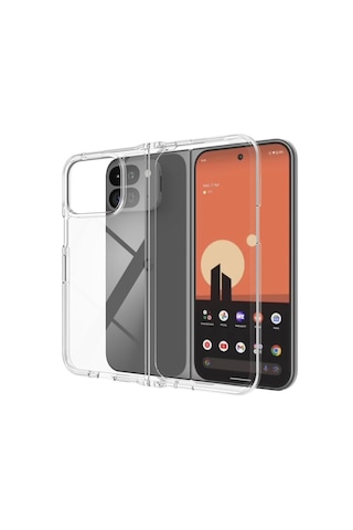 Google Pixel 9 Pro Fold Sert Kristal Kapak Kılıf-şeffaf Al3157