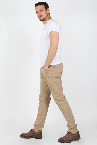 Erkek 5 Cep Gabardin Pantolon Bej