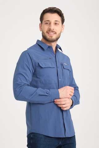 Tad Gear Taktikal Cepli Likralı Gömlek Mavi