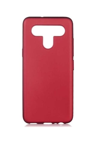 LG Uyumlu K41s Kılıf Zore Premier Silikon Kapak Mürdüm