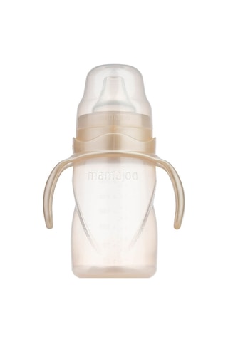 Mamajoo Kulplu Akıtmaz Eğitici Bardak Pearl 270 ML & Anti-Kolik B Şeffaf