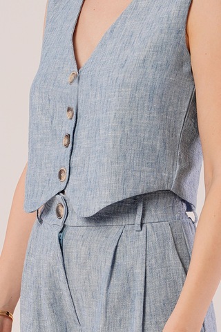 Kırçıllı Desen Mavi Takım Çok Renkli