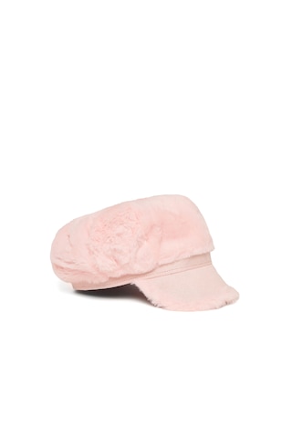 Berellini Tavşan Tüyü - Bayan Maxi Bermuda Pembe