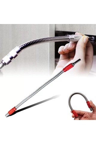 Troy 90017 Esnek Şaftlı Bits Uç Tutucu, 28cm