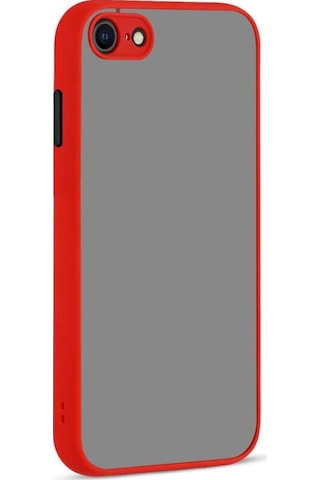 Apple Uyumlu iPhone 8 Kılıf Zore Hux Düğme Ve Kapak Zıt Renk Kılıf