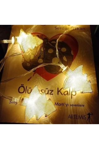 Buffer Metal Örgülü Çam Ağacı Şeklinde Günışığı Şerit Led Işık Zinciri -m11 Sarı