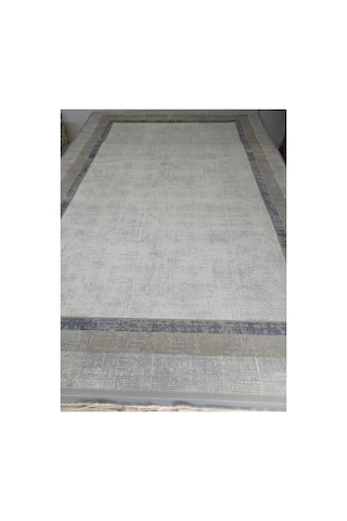 Soneva Serisi Sık Akrilik İplik Dokuma 200 X 300 6m2 Dokuma Halı Bej/gri