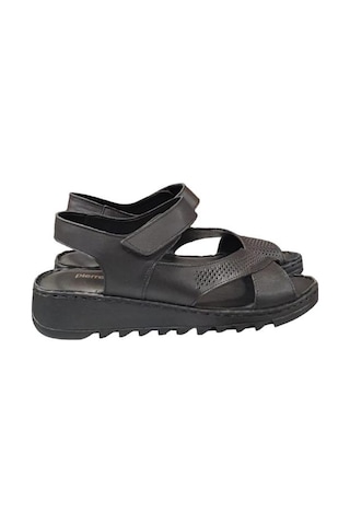 Pierre Cardin Deri Cırtlı Anatomik Bayan Sandalet Ayakkabı 001