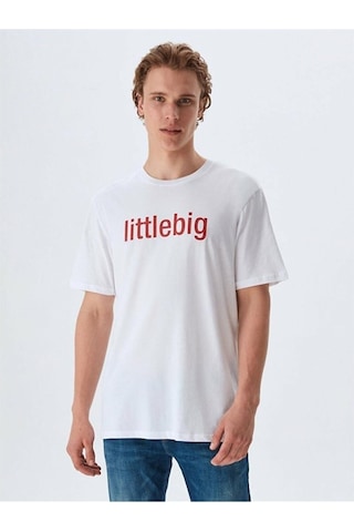 Little Big Ltb Nonama Erkek T-shirt Beyaz
