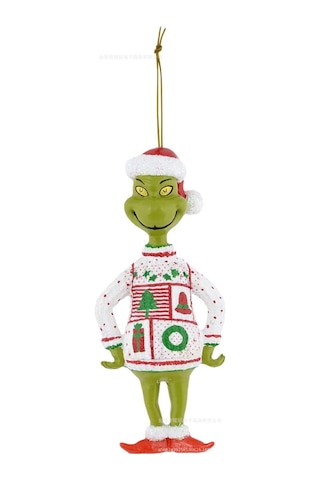 Yeşil Saç Canavar Noel Dekorasyon Süsü Karikatür Noel Ağacı Kolye Noel Ev Araba Dekorasyonu 18