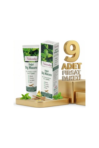 Naturalive Doğal Diş Macunu 9x100 Gr