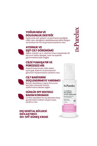 Genital Bölge Sıkılaştırıcı, Anti-aging 30 +spf Güneş Bakım Kremi Ton Eşitleyici & Aydınlatıcı