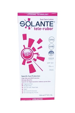 Solante Tele-Rubor Güneş Koruyucu Losyon SPF50+ 150 ML
