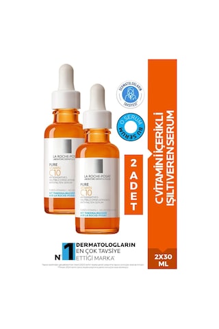 La Roche Posay Pure Vitamin C10 Işıltı Veren Serum 2 x 30 ML