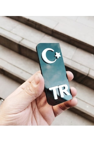 Siyah Bayrak Plakalık Logosu Pleksi
