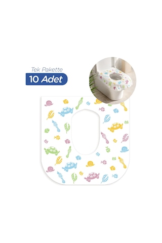 Wee Baby Kullan At Klozet Örtüsü 10'lu Beyaz