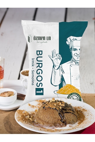 Özmen Un Burgos 1 Numara İrmik Semolina 25 Kg