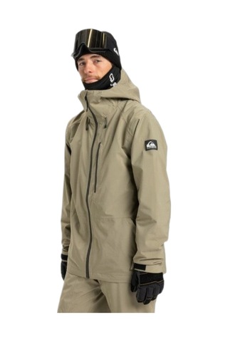 Quıksılver Quiksilver Muldrow Erkek Bej Snowboard Ceketi Tzc0 Taş