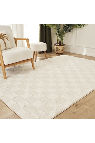 Kaşmir Halı 7/24 Plushy Todra Krem 80x150 Cm Krem