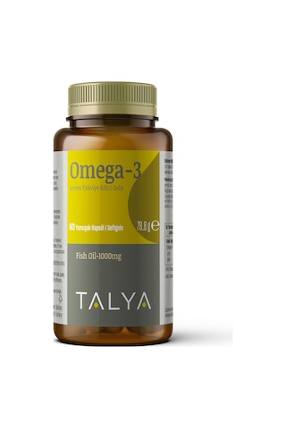 Talya Omega-3 İçeren Balık Yağı Takviye Edici Gıda 60 Yumuşak Kapsül