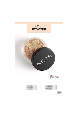 Note Cosmetique Loose Powder Makyaj Sabitleyici Matlaştırıcı Toz Pudra 03 Porcelain
