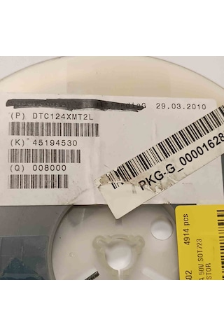 Dtc124xmt2l 50ma 50v Sot723 Transistör 100 Adet