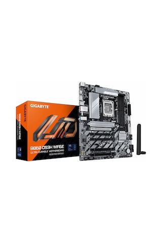 Gigabyte B860 Ds3h Wifi6e Ddr5 9066mhz Oc M.2 Hdmı/dp/usb-c Pcıe 5.0 1851p Atx Anakart