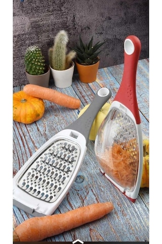 Pratik Uzun Saplı Çift Yönlü Hazneli Rende Sarımsak ,zencefil ,me Diğer