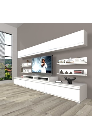 Decoraktiv Ekoflex 8y Mdf Tv Ünitesi Tv Sehpası Beyaz