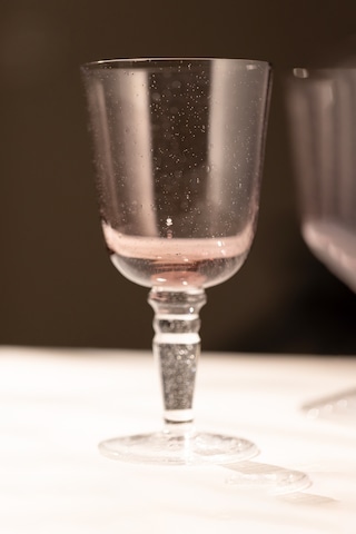 Rita El Yapımı Kendinden Renkli 2'li Kadeh Seti Mor 330 Cc Renkli