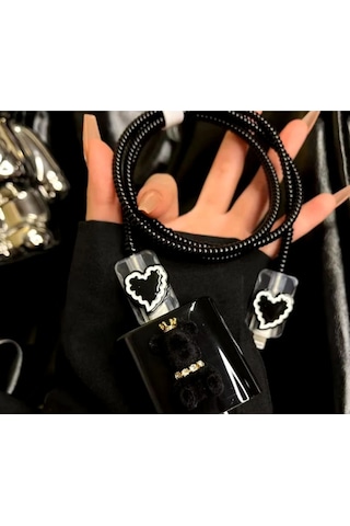 18/20 W Iphone Uyumlu Şarj Aleti Kılıfı Sarj Koruyucu Sarj Kablosu Koruyucu Kılıf Siyah Belirtilmem Diğer