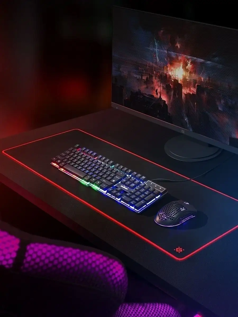 Defender Büyük 800x300 Black Ultra Oyun Mouse Pad 17223572