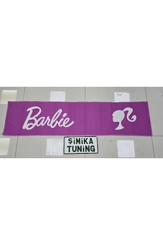 Barbie Pembe Otomobil Torpido Havlusu Göğüs Halısı Üniversal Yıkanabilir Her Araca Uyumlu