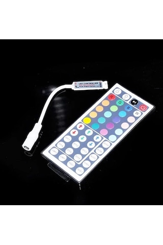Şerit Led Rgb 44 Tuşlu Kumandalı 5050 Smd 5 Metre 3 Çip Full Set