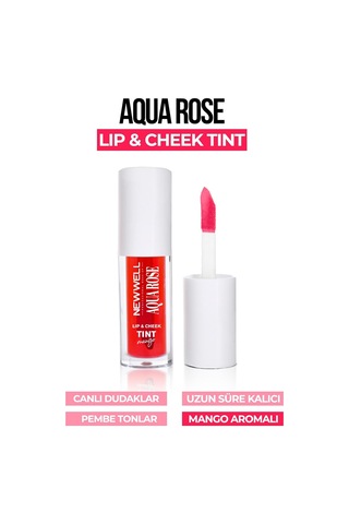 Tr Aqua Rose Lip & Cheek Tint Mango Aromalı 6 Ml, T1192