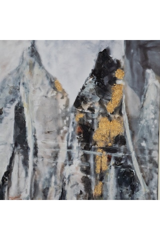 Perıo Çerçeveli Cam Tablo 80x80cm