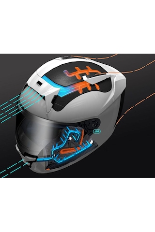 Shoei X-Spirit Pro Kapalı Cross Logo TC5 Motosiklet Kaskı