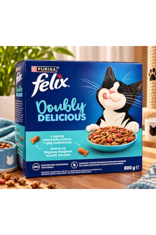 Purına Felix 800gr Somonlu Kuru Mama